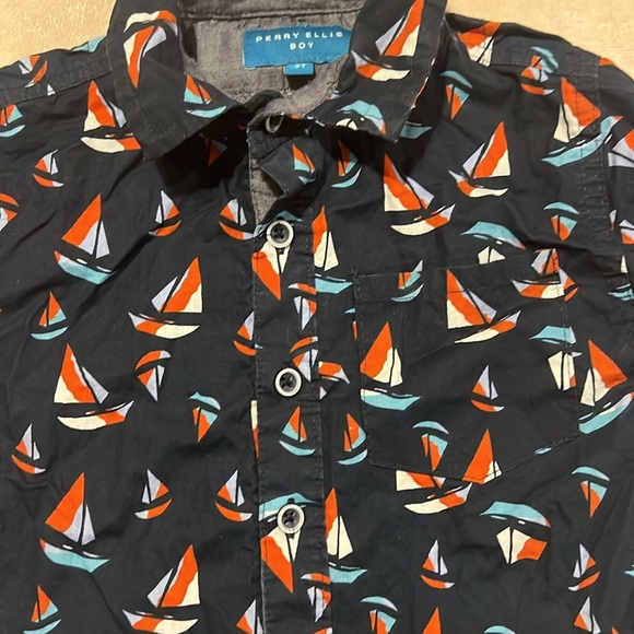 Blue button down - Picture 3 of 3